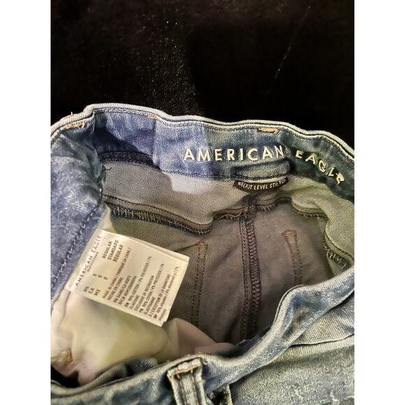 Womans Jeans American Eagle Curvy High Rise Jegging Next Level Stretch Size 0 - Picture 3 of 3